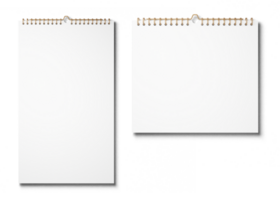 mockup muur kalender png