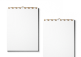 muur kalender mockup voorkant visie mockup png