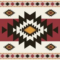 Southwest navajo geometric pattern. Ethnic southwestern geometric shape seamless pattern. Traditional native American pattern use for fabric, textile, home decoration elements, upholstery, etc. vector