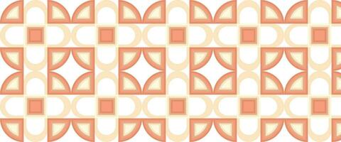 Geometric pattern vector background with Scandinavian abstract color or Swiss geometry prints of rectangles, squares and circles shape design