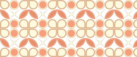Geometric pattern vector background with Scandinavian abstract color or Swiss geometry prints of rectangles, squares and circles shape design