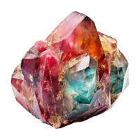 AI generated Beautiful gem stone isolated on transparent background png