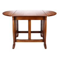 AI generated Gateleg table isolated on transparent background png