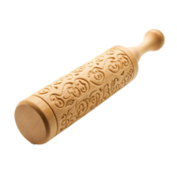 AI generated A rolling pin png isolated on transparent background