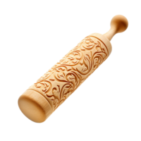 AI generated A rolling pin png isolated on transparent background