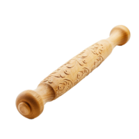 AI generated A rolling pin png isolated on transparent background