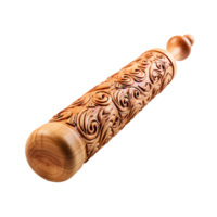 AI generated A rolling pin png isolated on transparent background