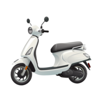 ai gegenereerd scooter 3d geïsoleerd Aan transparant achtergrond png