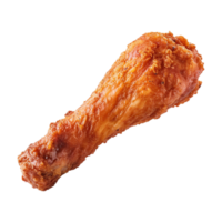 AI generated Fried chicken leg pieces png isolated on transparent background