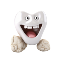 AI generated A sore tooth png isolated on transparent background