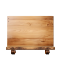 ai gegenereerd houten uithangbord PNG geïsoleerd Aan transparant achtergrond