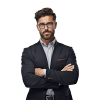 AI generated Stylish man isolated on transparent background png