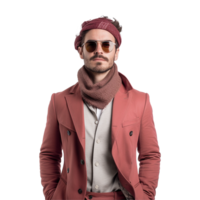 AI generated Stylish man isolated on transparent background png