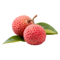 AI generated Lychee isolated on transparent background png