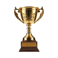 AI generated Trophy isolated on transparent background png