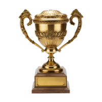 AI generated Trophy isolated on transparent background png