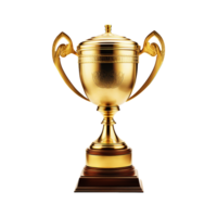 AI generated Trophy isolated on transparent background png