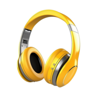 AI generated Wireless headphone isolated on transparent background png