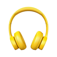 AI generated Wireless headphone isolated on transparent background png