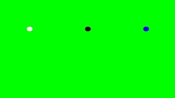 Loading circle animation on green screen background. video