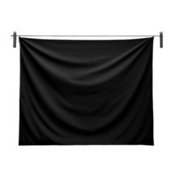 AI generated Blank canvas banner png isolated on transparent background