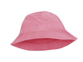 light red bucket hat PNG transparent