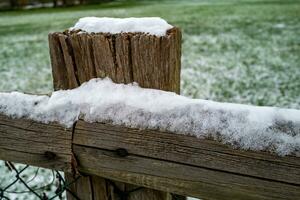 part of a wooden fence photo