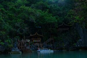 recurso casas en palawan. foto