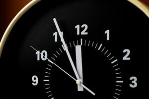 Time stands still Time and work concept Punctuality and appointments photo