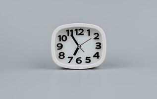 Modern alarm clock, standing still time photo Direct contacts and work and appointments