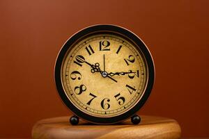 Time stands still Time and work concept Punctuality and appointments photo
