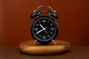 Time stands still Time and work concept Punctuality and appointments photo