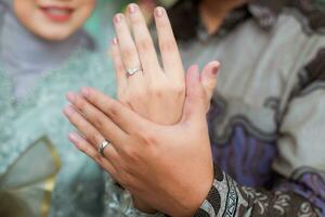 rings at the wedding photo