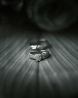 Pair of wedding rings photo