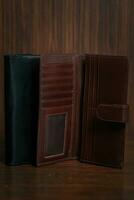 Wallet, cards, credit. Leather wallet photo