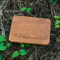 Products made from leather. photo