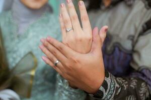 rings at the wedding photo