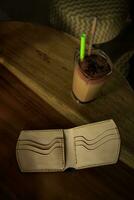 Products made from leather. photo