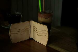 Products made from leather. photo