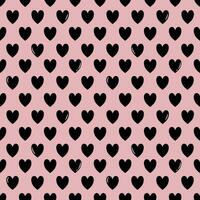 Seamless pattern with Valentines Day. Wrapping paper pattern. vector