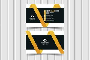 creative business card design template or visiting card vector