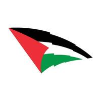 Palestine flag Vector icon design illustration