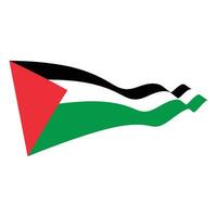 Palestine flag Vector icon design illustration