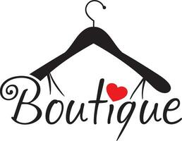 boutique logotipo vector imagen Pro descargar