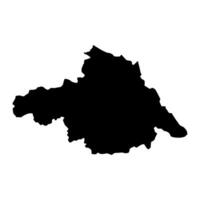 Arkhangai province map, administrative division of Mongolia. Vector illustration.