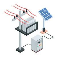 Set Depicting Renewable Energy vector