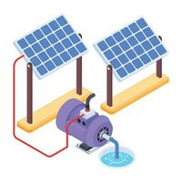 Set Depicting Renewable Energy vector