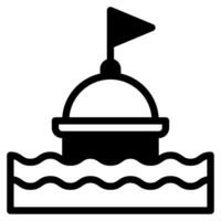 Buoy icon illustration for web, app, infographic, etc vector