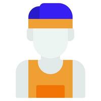 Athlete icon illustration for web, app, infographic, etc vector