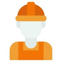 Carpenter icon illustration for web, app, infographic, etc vector